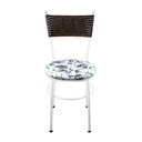 Ver imagem 3 de 2 Cadeiras Brancas para Cozinha Viena Marrom:Floral Branco