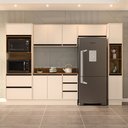 Ver imagem 1 de Cozinha Compacta 5 Peças 250049 com Tampo Koya Creme Politorno Móveis