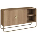 Ver imagem 1 de Balcao Buffet Organico 2 Portas 135 Cm 28071 Artesano Hanover Dourado