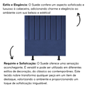 Ver imagem 4 de Cabeceira Cama Casal Queen Size 160 Cm Eloá Suede e Frame:azul Marinho