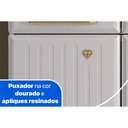 Ver imagem 4 de Torre Quente de Cozinha Paneleiro Diamante Aço C/ 6 Portas 70cm Branco - Telasul