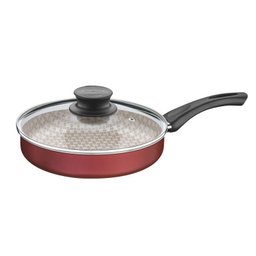 Frigideira Reta em Alumínio Tramontina 24cm 20144/724 com Tampa - 1