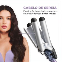 Modelador de Cachos Triondas By Juliette Mondial Azul/rosa Mct-ju-03 Bivolt - 11