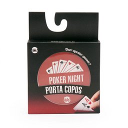 Porta Copo com 6 unidades - Poker Night - 5