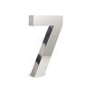 Número 7 de Aço Inox Polido 18x2cm - Números de Casas - 3