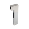 Número 1 de Aço Inox Polido 18x2cm - Números de Casas - 3