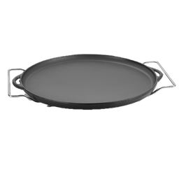 Forma De Pizza Ferro Fundido Com Tampa De Vidro e Suporte 30 cm - 7