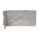 Ver imagem 1 de Rodapé de Poliestireno Travertino Urbano 10cm x 15mm Metro Linear Barra 240cm Stone Cinza Graddus