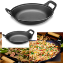 Ver imagem 3 de Panela Risoto Ferro Fundido Com Tampa De Vidro 2,5 Litros 36x6c
