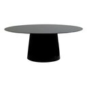 Ver imagem 1 de Mesa Cone Oval 137x90cm Laqueada Preto