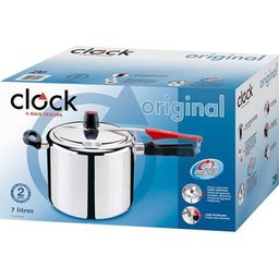 Panela de Pressão Clock 7 Litros Polida Original - 2
