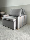Ver imagem 3 de Poltrona Orfeu Decorativa Comfort Premium - Luxo Decor Cinza