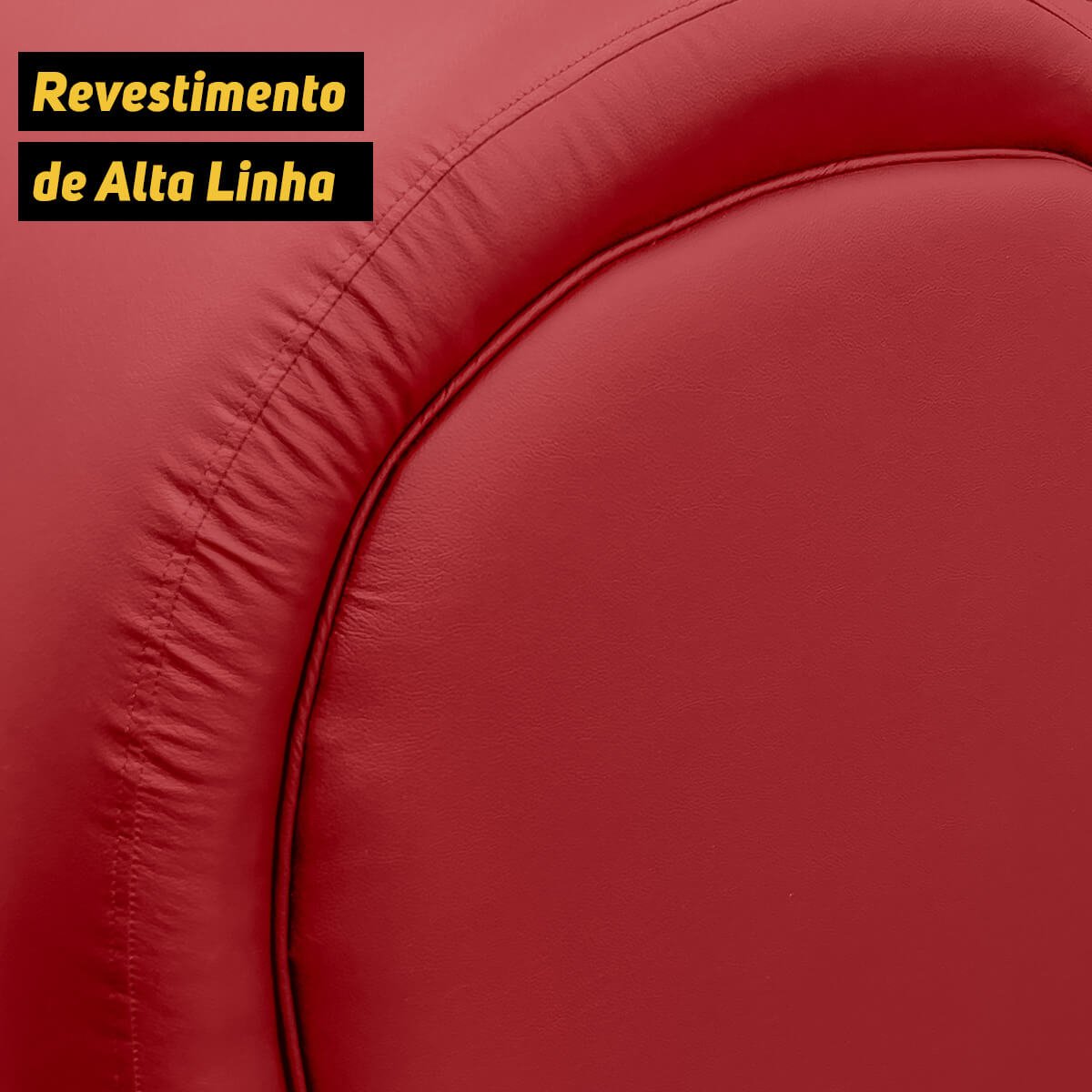 Divã Tântrico Sofá Pousada Hotel Motel Corvin Vermelho Luxo Sofa Store - 2