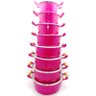 Jogo De Panela Aluminio Fundido Batido Cor Rosa Pink 8 Peças - 1
