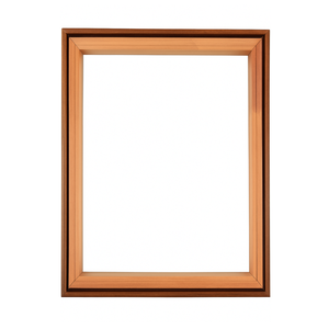 Moldura Filete Marrom 40x60 Cm com Chassi para Canvas