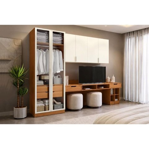 Quarto Modulado Casal 10 Peças Liga QM41 Of White Kappesberg