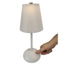 Ver mais imagens de Luminaria Abajur Mesa 3 Tons Led USB Bateria Recarregavel Escritorio Cabeceira Sala Quarto Recepçao