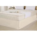 Ver imagem 1 de Saia para Cama Box Microfibra Com Ilhós Queen Palha