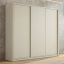 Ver imagem 1 de Roupeiro Bend em Mdf 276cm 3 Portas 6 Gavetas Lateral Curva Luna C830