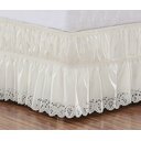 Ver imagem 2 de Saia Para Cama Box Casal Queen Perolla
