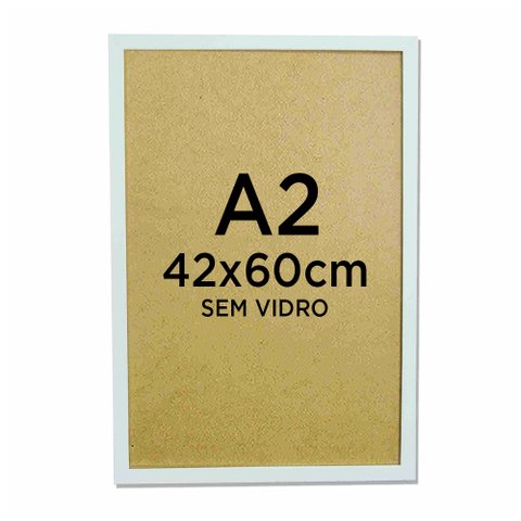 Moldura Quadro A3 42x60 Diploma Certificado Foto sem Vidro
