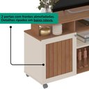 Ver imagem 5 de Rack Bancada Tv 75 Polegadas 2 Portas 180 Cm Cinamomo Off White Arly