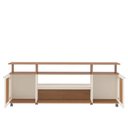 Ver imagem 3 de Rack Bancada Tv 75 Polegadas 2 Portas 180 Cm Cinamomo Off White Arly
