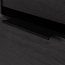 Ver imagem 7 de Mesa de Cabeceira Square 1 Gaveta 1 Nicho 100% MDF Pés de Metal 43 cm X 40 cm Preto Petar