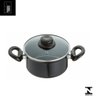Jogo Panelas Preta Indução Cooktop Elétrico Á Gás 4 Peças - 5