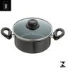 Jogo Panelas Preta Indução Cooktop Elétrico Á Gás 4 Peças - 6