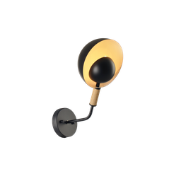 Arandela Led Cumbuca Fixa 1xg9 Preto Fosco Avant - 2