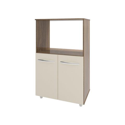 Balcão Multiuso Armário Cozinha para Forno Elétrico e Microondas Organizador com 2 Portas Tayla Sava