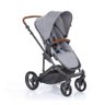 Kit Carrinho Moisés como 4 com Bebê Conforto com Base Isofix + Bolsa Woven Gray (det. Couro) - - 2