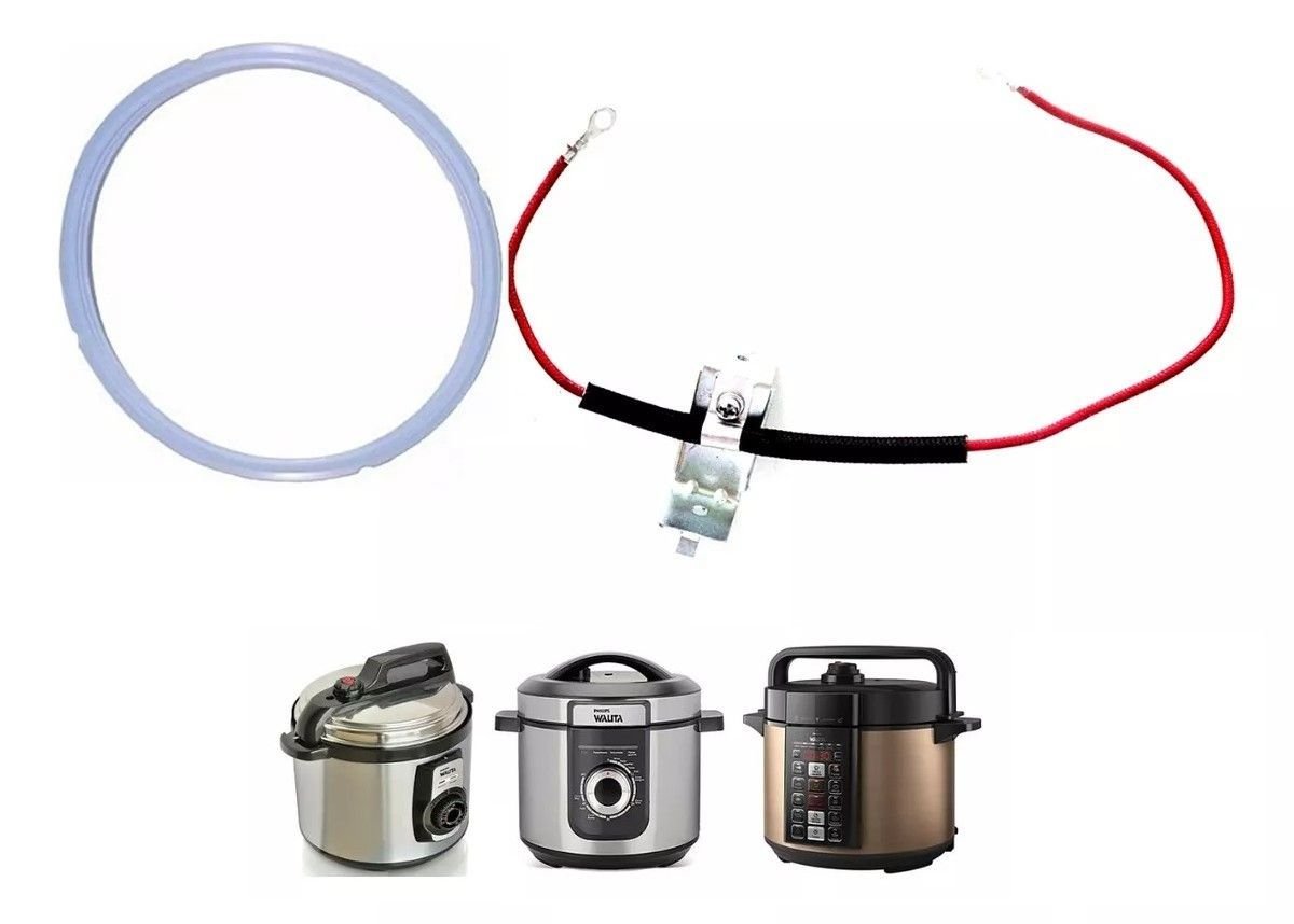 Kit Fusível e Anel de Borracha P/ Panela Pressão Ri3103 3105 3136 Philips - 2