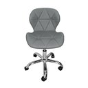 Ver imagem 2 de Cadeira Escritório Giratória Office Eiffel Slim Cinza