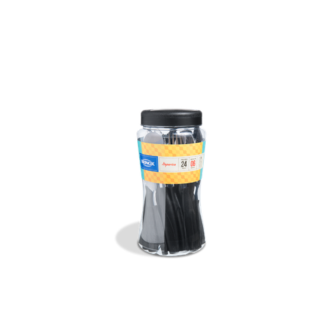 Faqueiro 24 Peças - Itaparica Brinox - Preto 6000/712