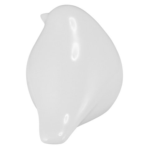 Adorno Cerâmica Branco Pássaro 09 x 14 x 09 cm Picci