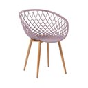 Ver imagem 3 de Conjunto 2 Cadeiras Minimalistas Base em Aço Monaco Fratini
