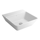 Ver imagem 1 de Cuba de Apoio Lavatório Quadrada com Mesa 42x42cm Branco - L.270.17