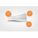 Ver imagem 2 de Veda Porta Borracha Pvc Slim C/ Fita Adesiva 1,30mt Cores::transparente