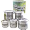 Lata Mantimentos - Jogo De Latas De Alumínio 5 Pçs - 1