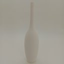 Ver imagem 2 de Vaso Decorativo Enfeite Casa Cerâmica 38x9x9cm Branco