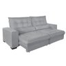 Sofá Retrátil e Reclinável 2,90m Suede Miami - 2