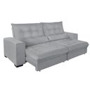 Ver imagem 2 de Sofá Retrátil e Reclinável 2,90m Suede Miami