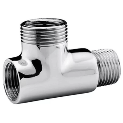 Derivador para Ducha Higiênica Cromado Esteves Bitola 1/2