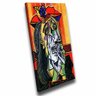 Quadro Decorativo Pablo Picasso A Mulher Que Chora:60x40 cm/PRETA - 1