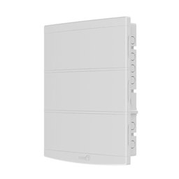 Quadro de Distribuição Slim 48 Disjuntores sem Barramento Porta Branca - 33.04.083.0 - Tigre - 1