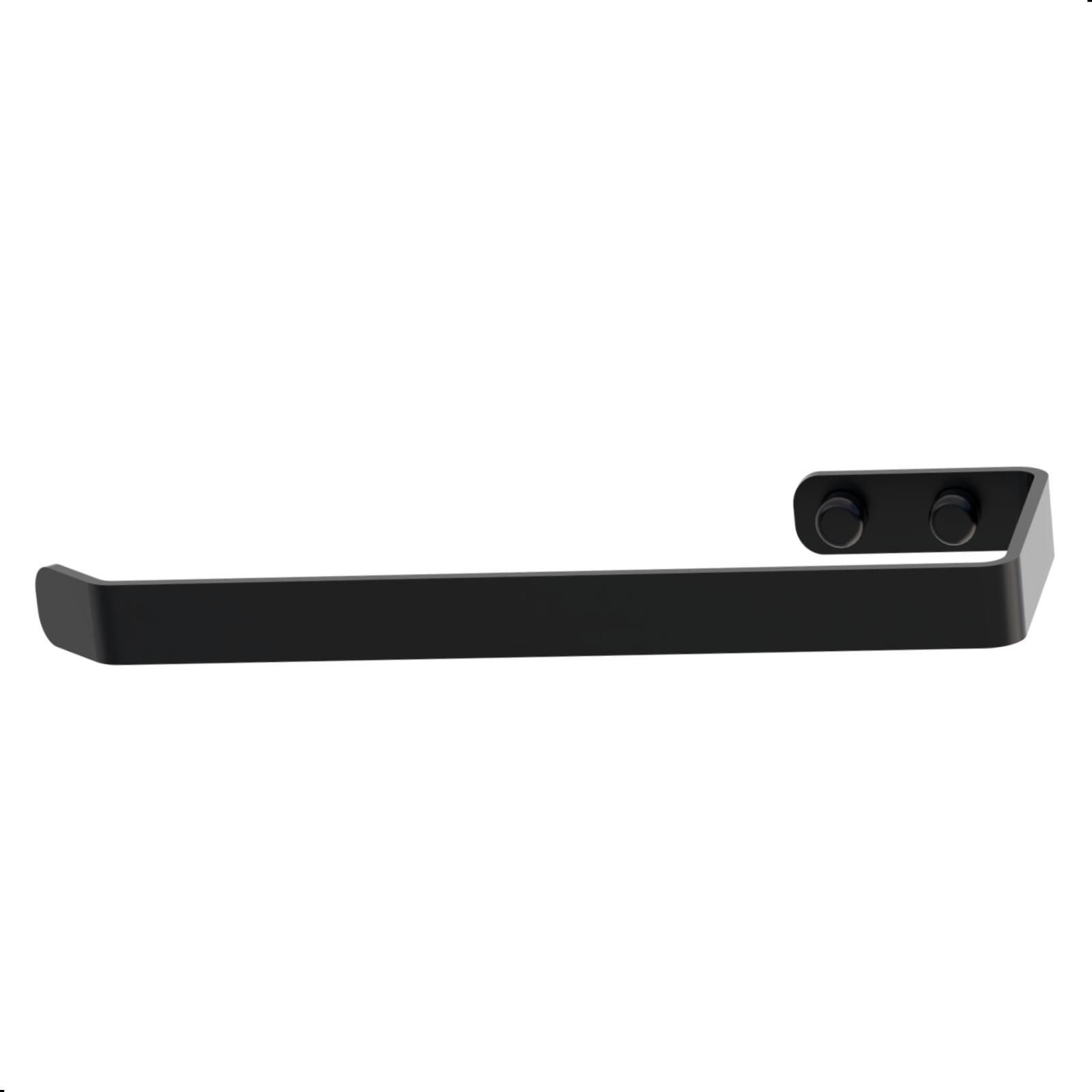 Porta Toalha de Rosto Dupla Fixação Parede Preto F.zmt - 5
