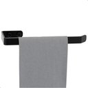 Ver imagem 2 de Porta Toalha de Rosto Dupla Fixação Parede Preto F.zmt