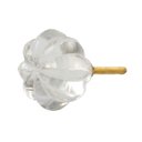 Ver imagem 2 de Puxador de Vidro Transparente Formato Carambola - 7x4 cm